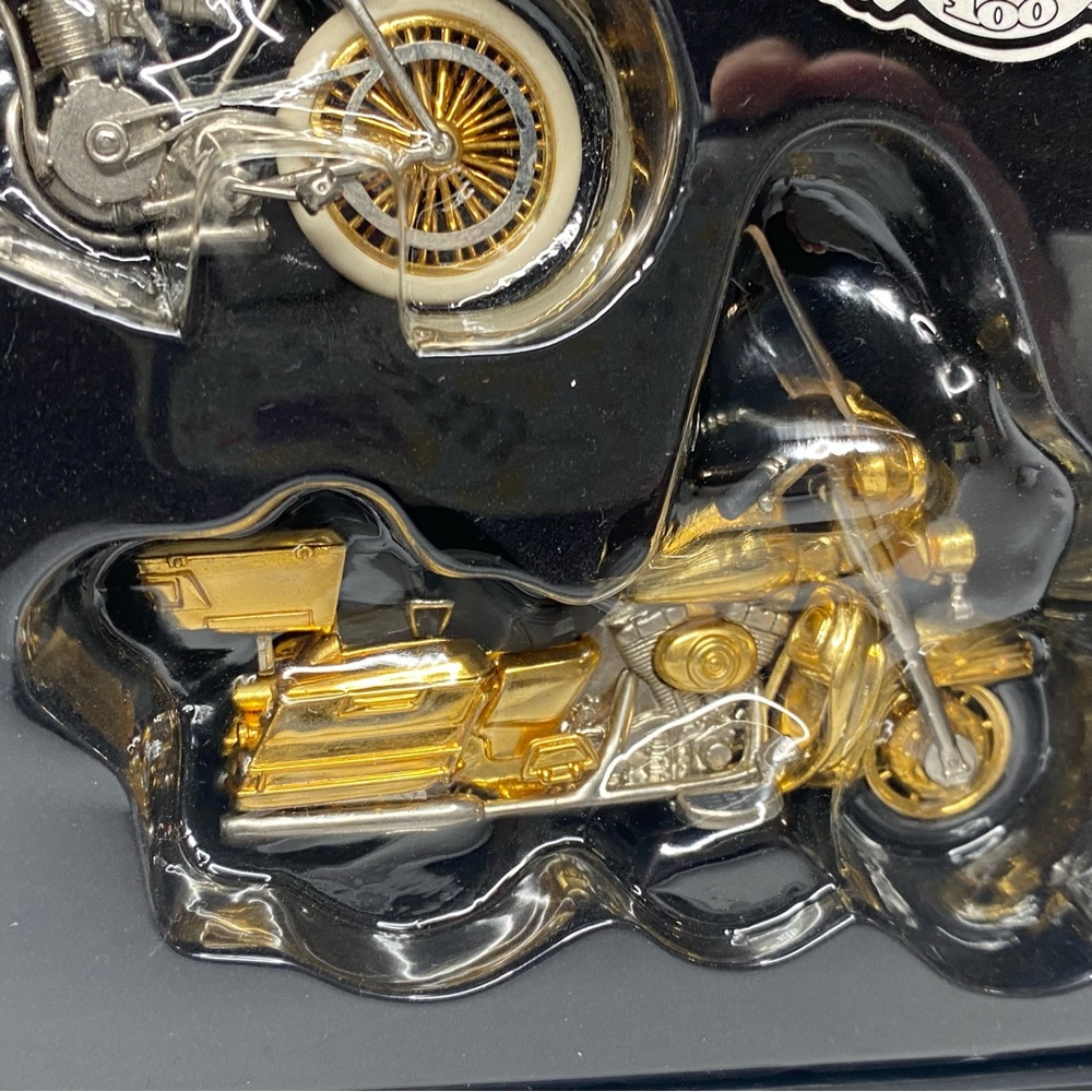 2003 Harley Davidson Hallmark 100th Anniversary Edition Ornaments With Box - Picture 4 of 7